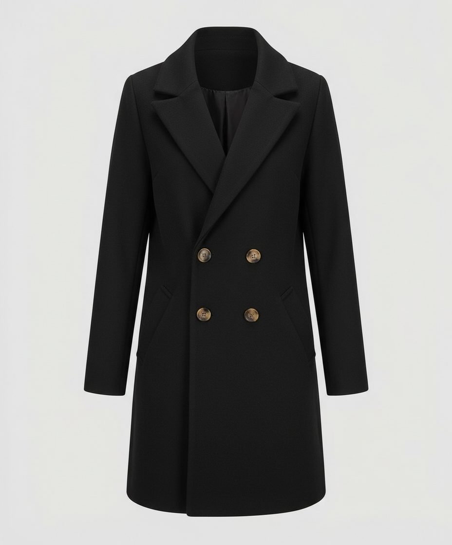 Flavie | Women's Double-Breasted Wool Coat