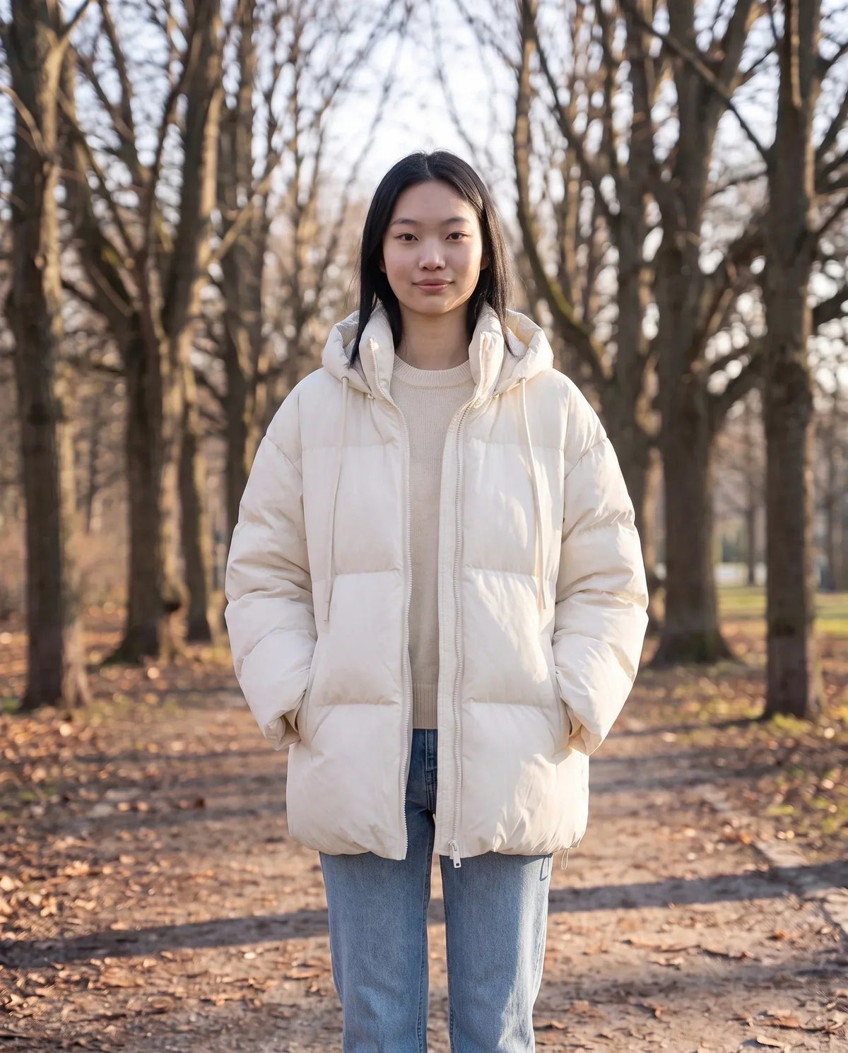 Oversized Hooded Quilted Puffer Jacket