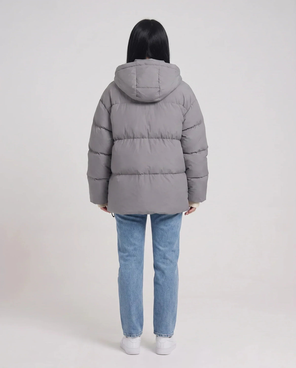 Oversized Hooded Quilted Puffer Jacket