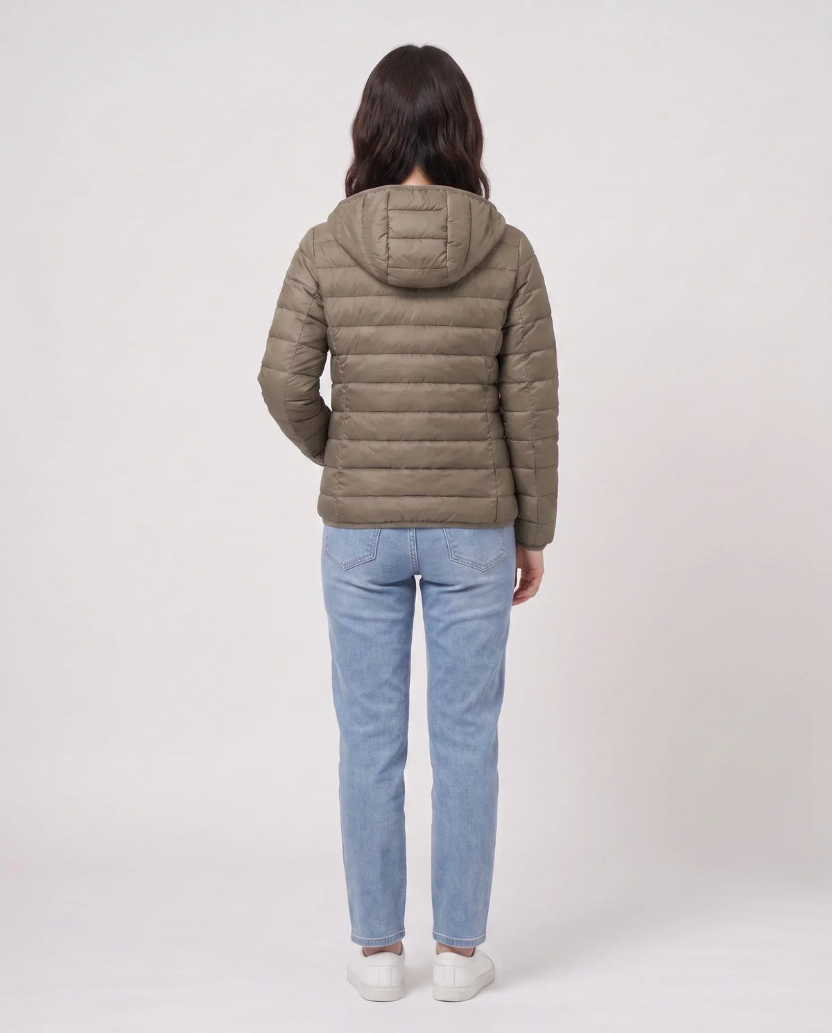 Short Ultra-Lightweight Hooded Puffer Jacket