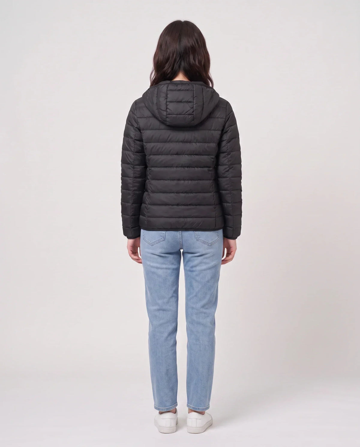 Short Ultra-Lightweight Hooded Puffer Jacket