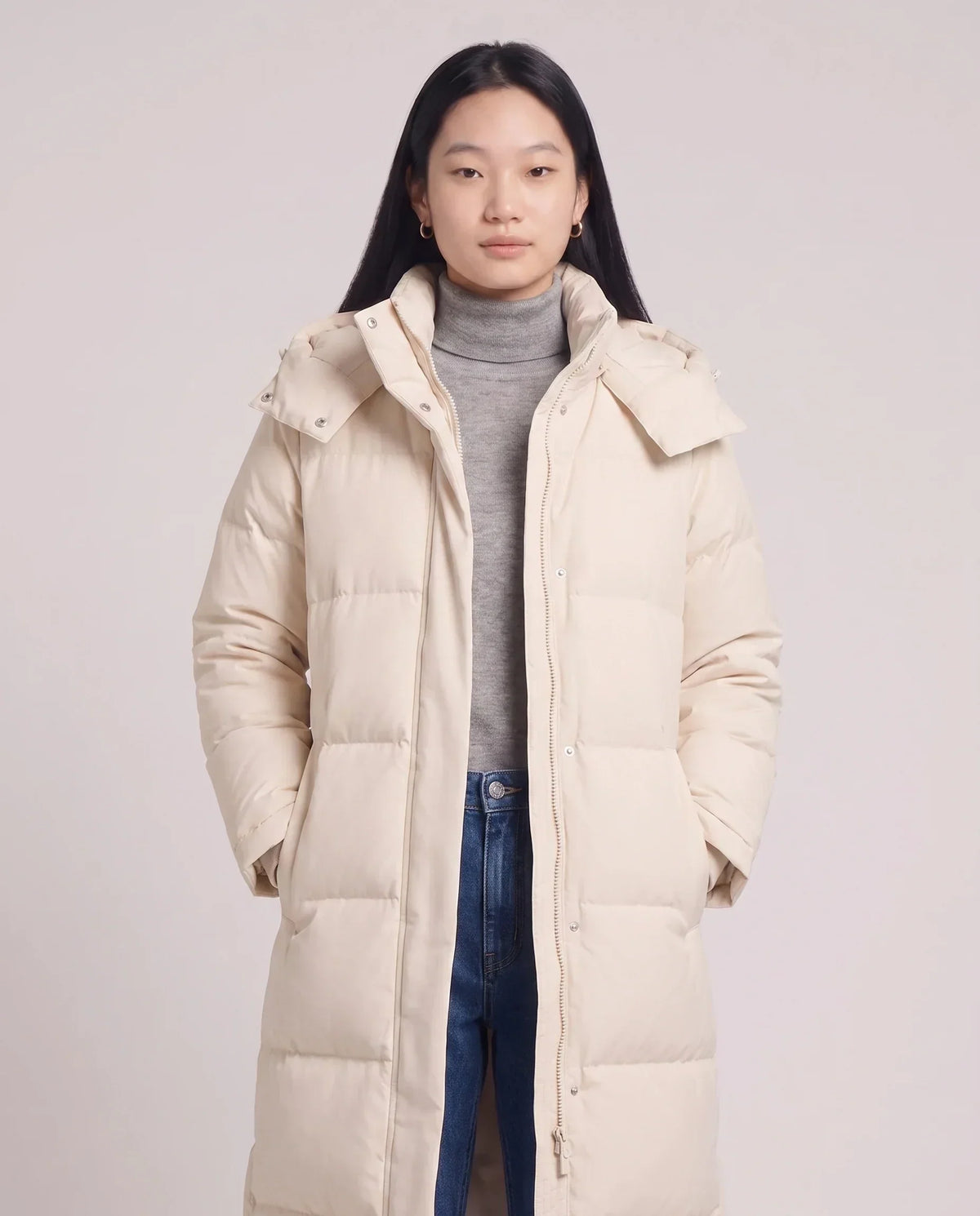 Maxi Hooded Puffer Coat
