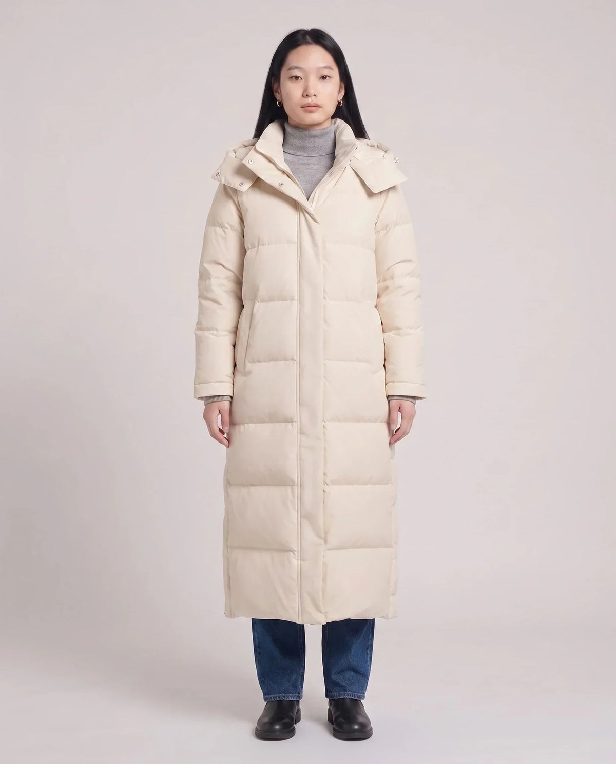 Maxi Hooded Puffer Coat