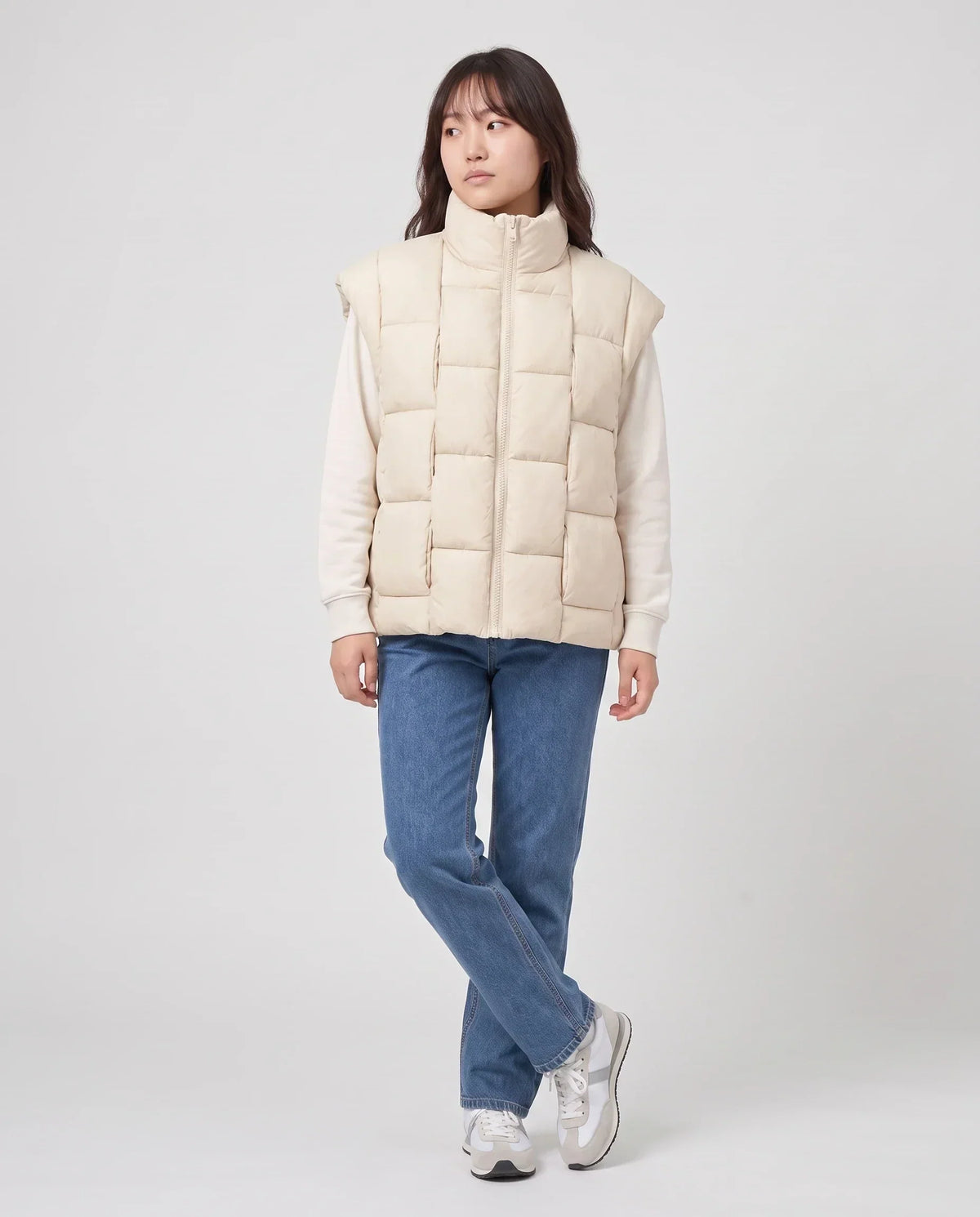 Oversized Quilted Puffer Gilet