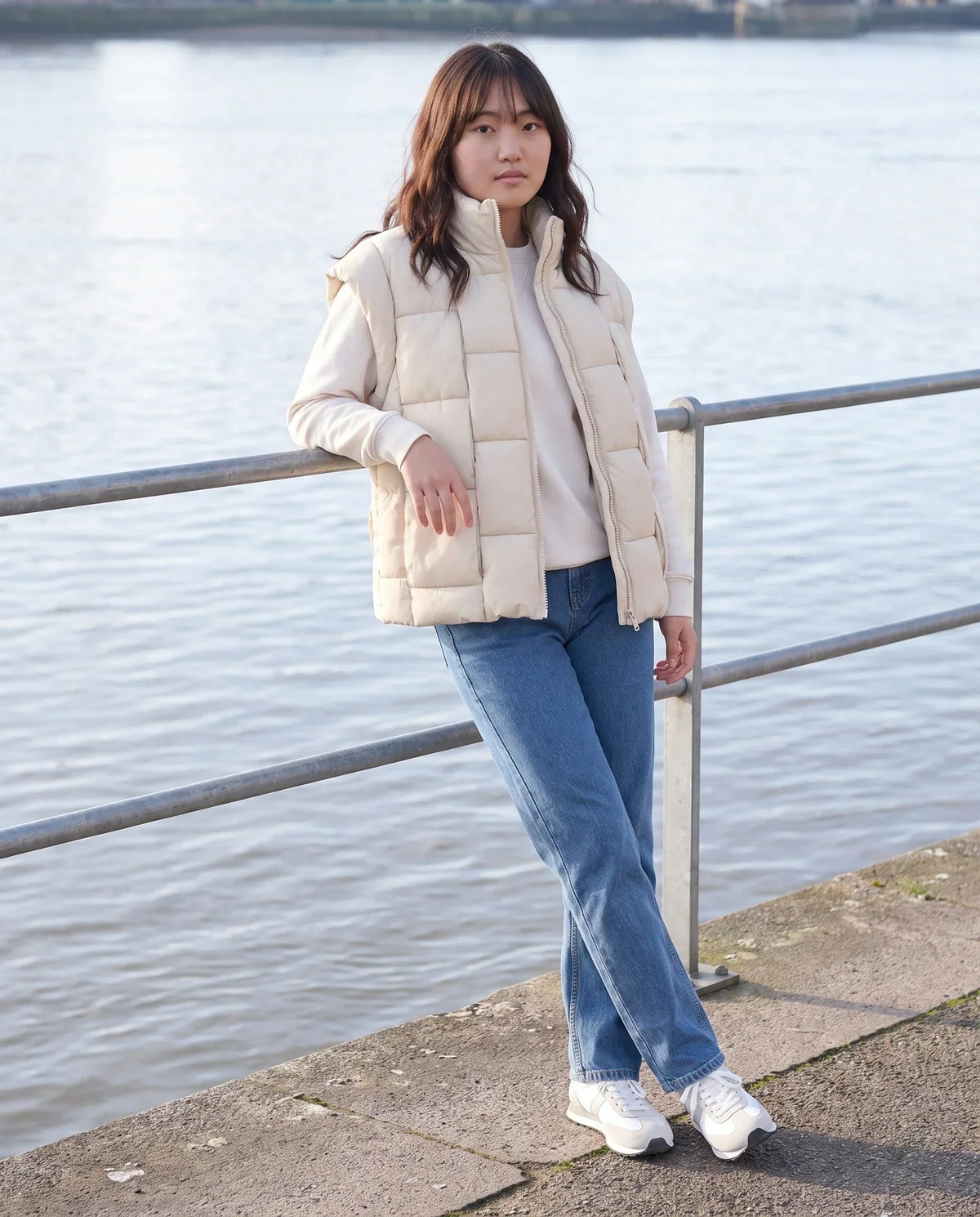 Oversized Quilted Puffer Gilet