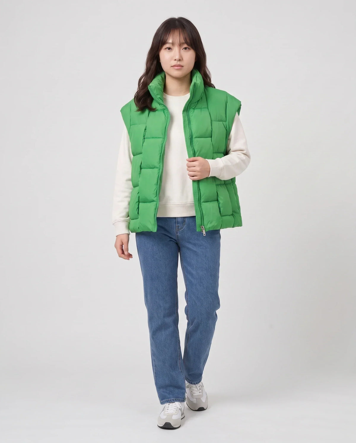 Oversized Quilted Puffer Gilet