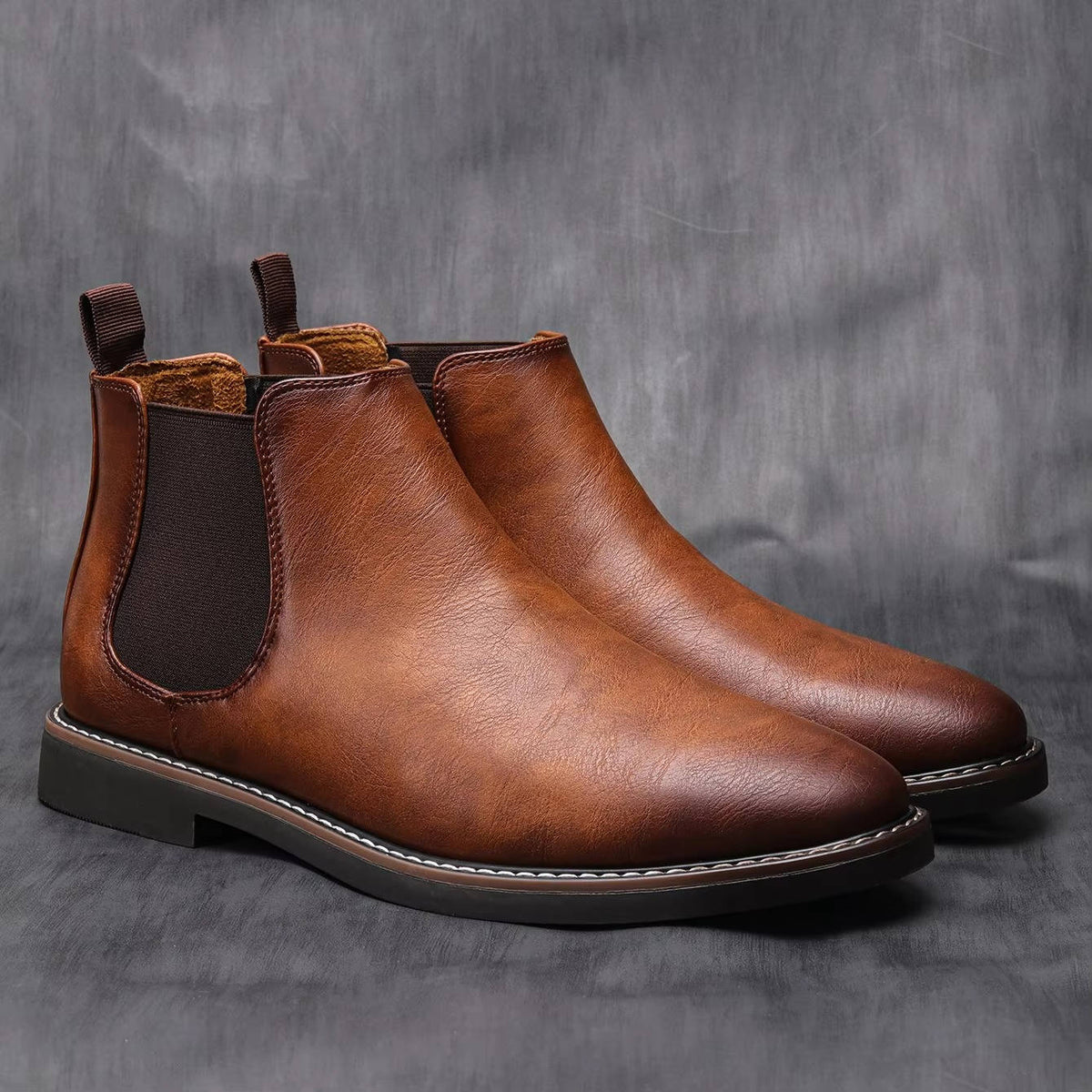 Men's Brown Chelsea Boots | Classic Leather Ankle Boots