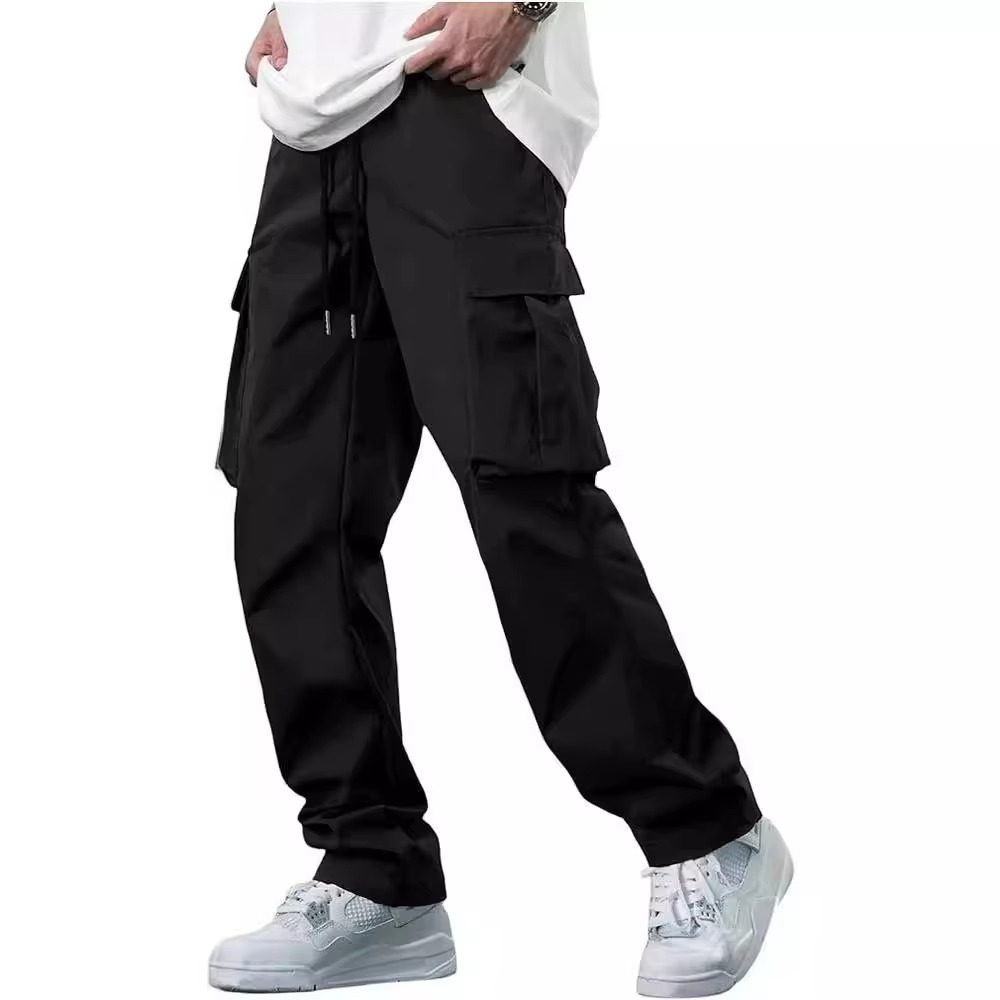 Men's Cargo Jogger Pants | Stretch Drawstring Sweatpants