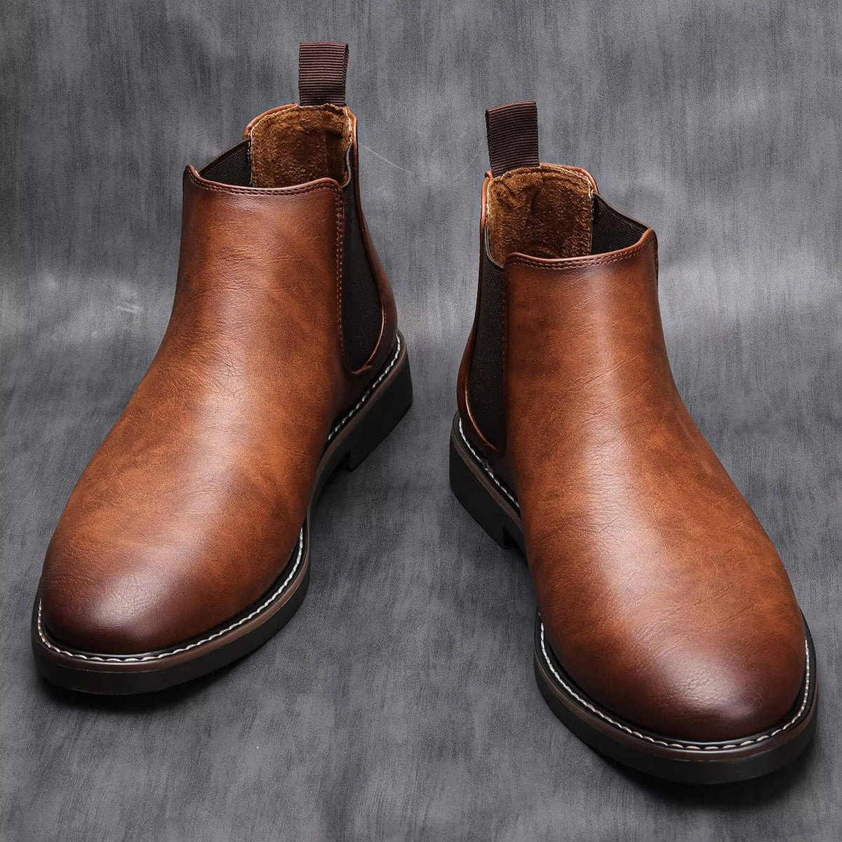 Men's Brown Chelsea Boots | Classic Leather Ankle Boots