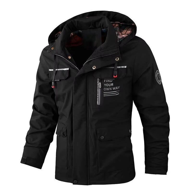 Men's Lightweight Hooded Winter Jacket