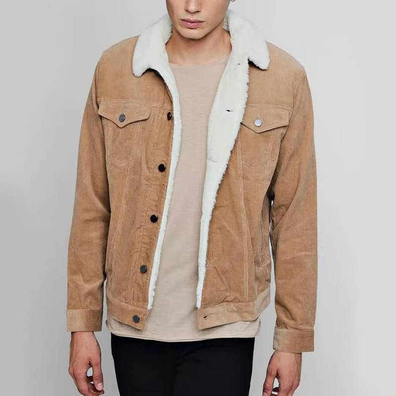 Men's Corduroy Sherpa Lined Jacket
