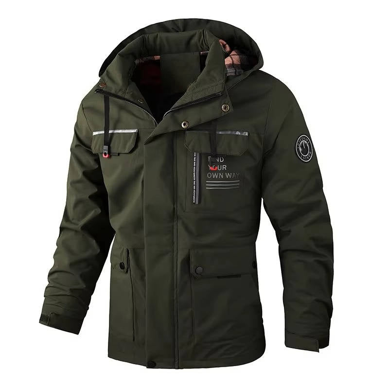 Men's Lightweight Hooded Winter Jacket