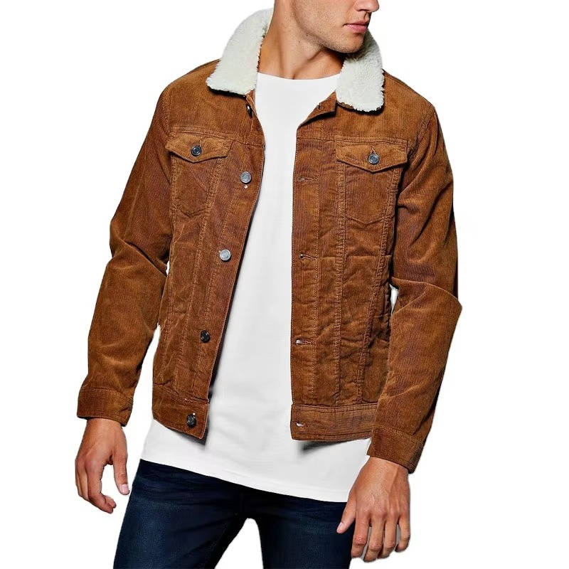 Men's Corduroy Sherpa Lined Jacket