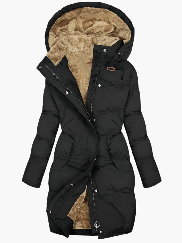 Harper | Quilted Hooded Winter Puffer Jacket