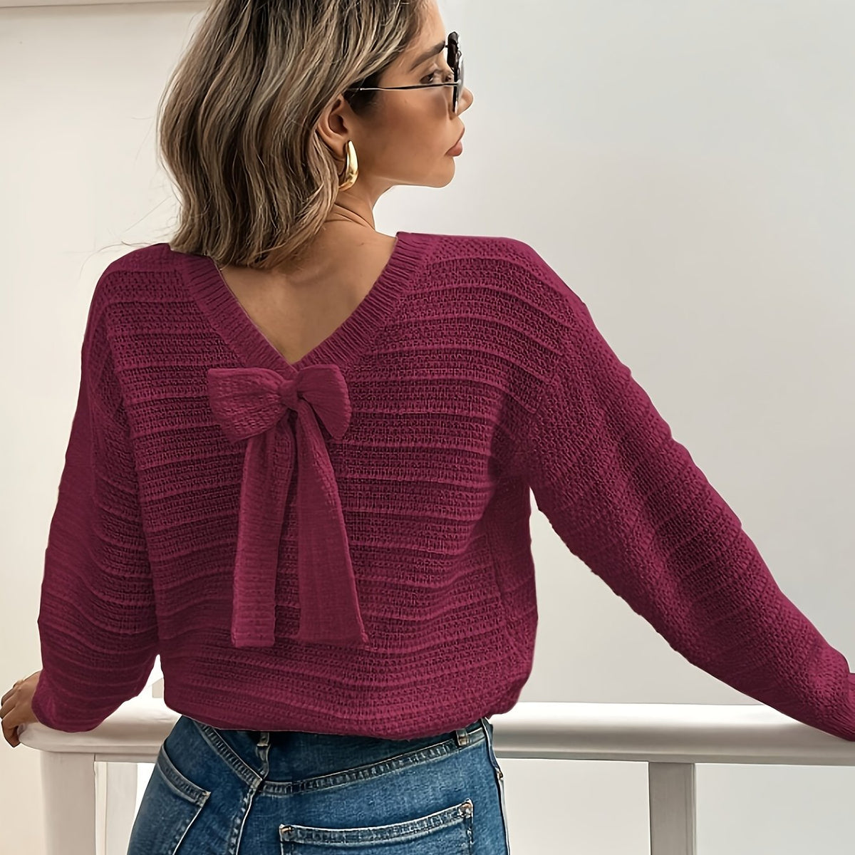 Oriana | V Neck Sweater