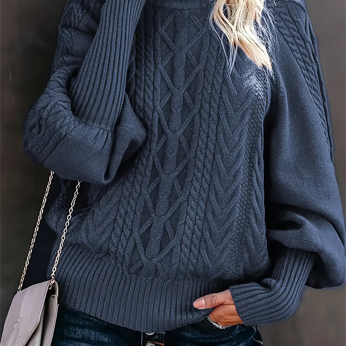 Eloise | Mock Neck Sweater