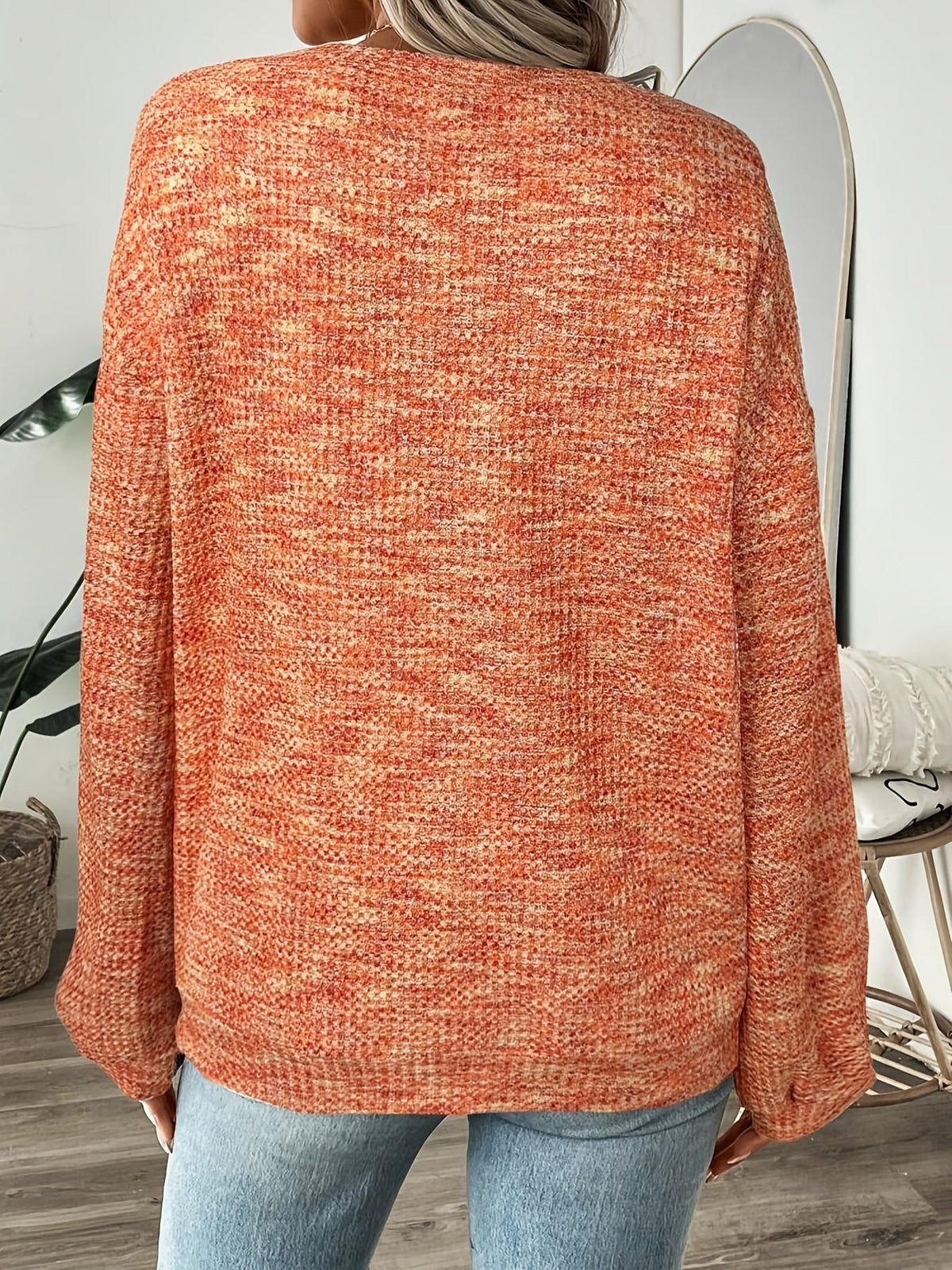 Katrina | Waffle Knit Sweater