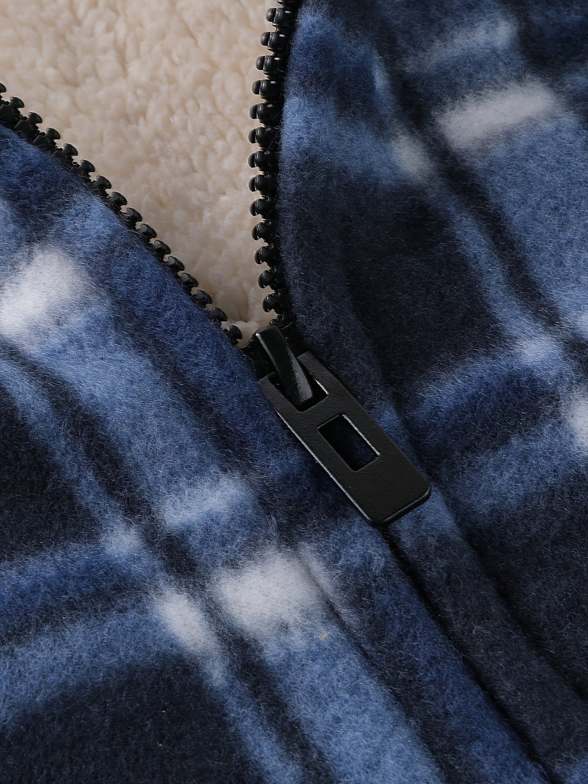 Women's Hooded Zip-Up Jacket | Lightweight Plaid Overshirt