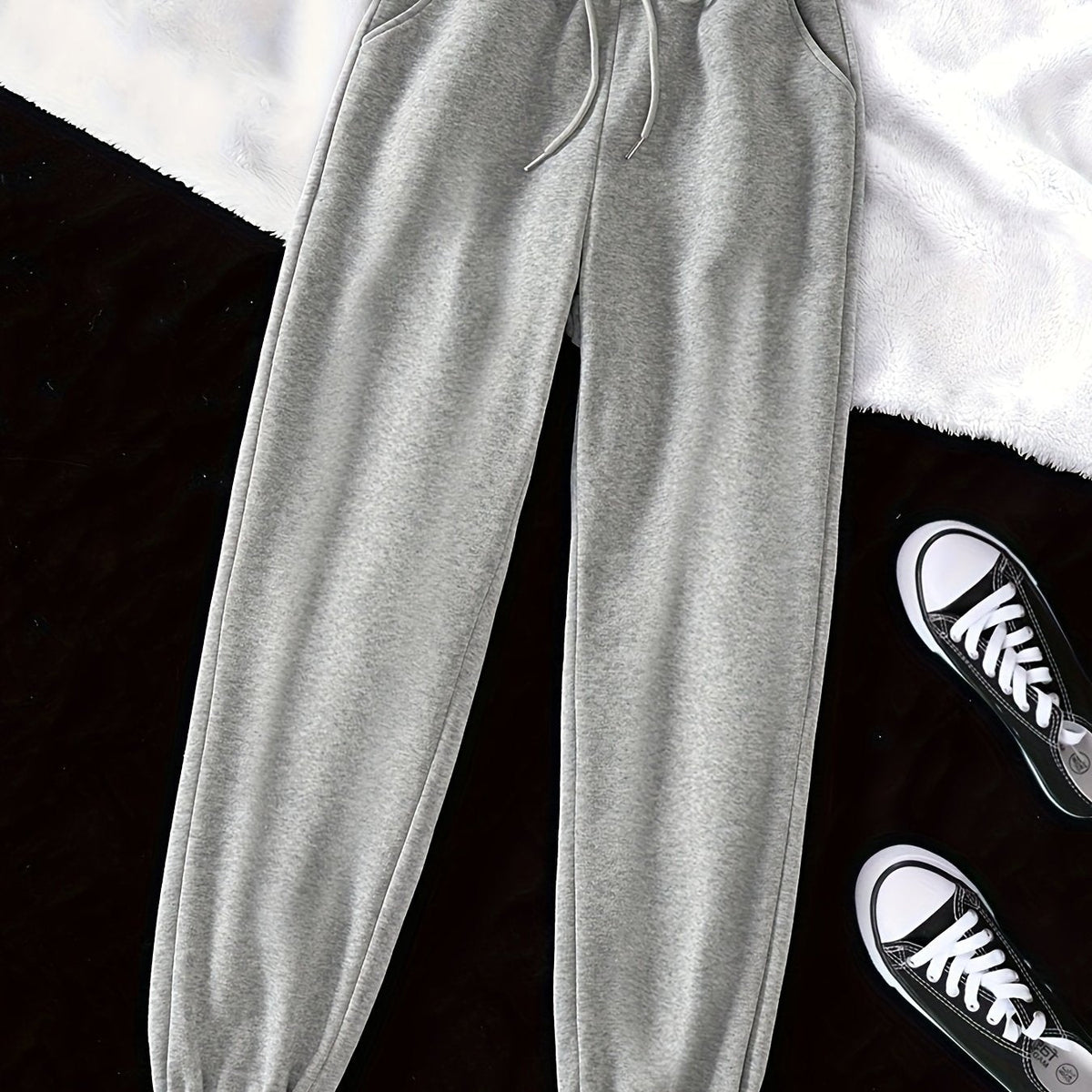 Frances | Relaxed Drawstring Lounge Sweatpants Joggers