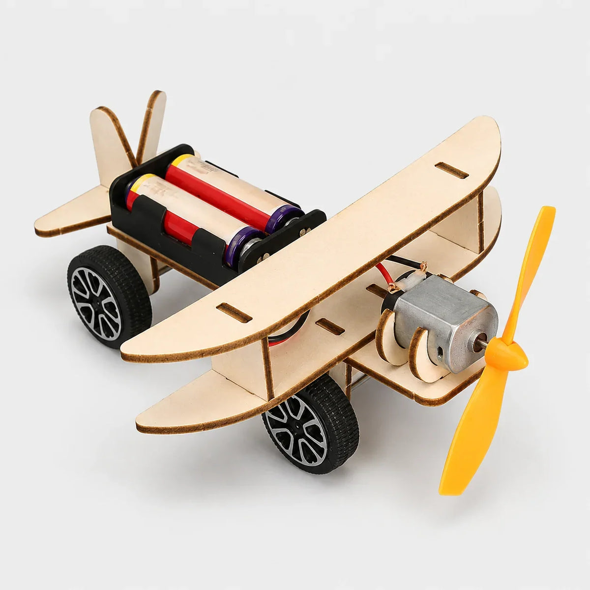 Educational Building Kit | Wooden STEM | Solar & Hand-Crank