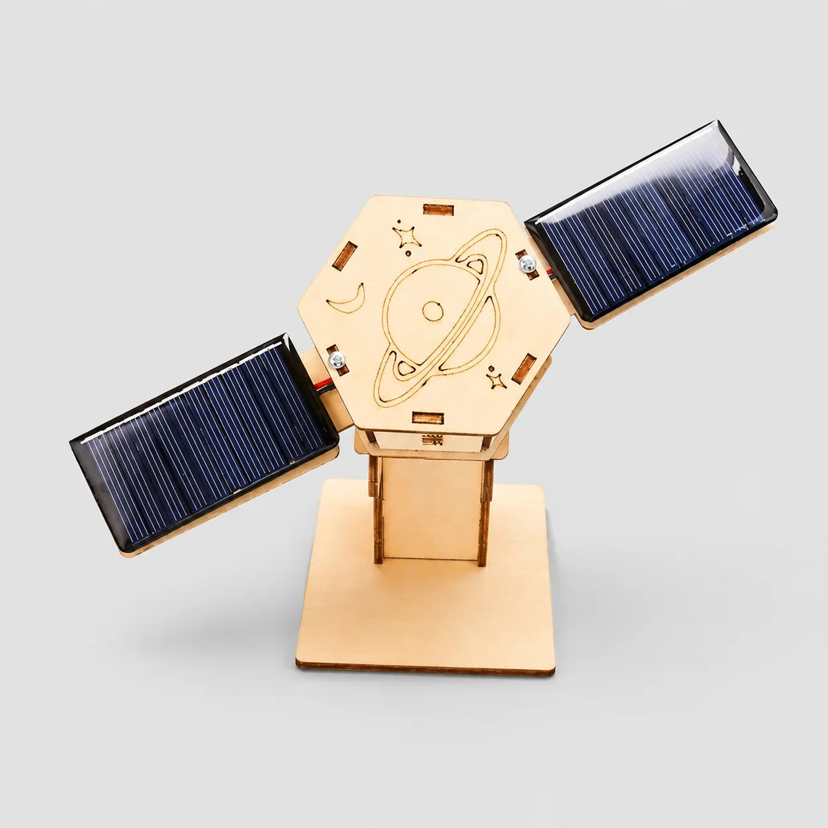 Educational Building Kit | Wooden STEM | Solar & Hand-Crank