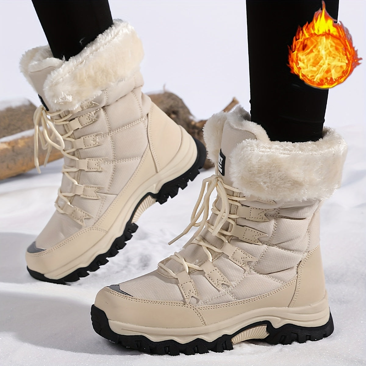 Lavinia | Women's Lace-Up Platform Boots for Standing All Day