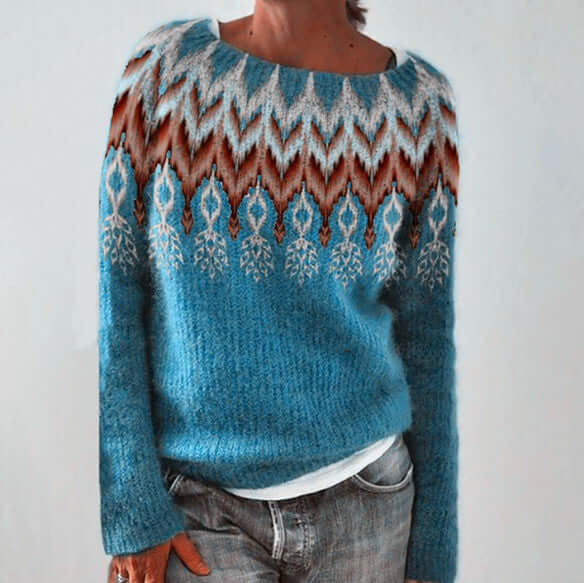 Women’s Elegant Fair Isle Sweater