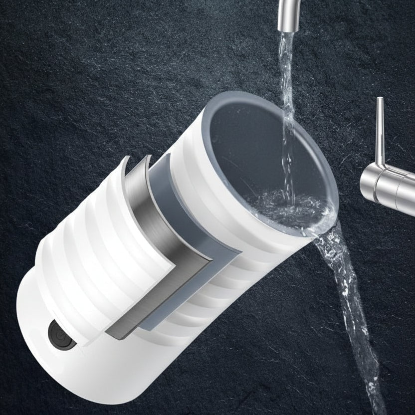 Electric Automatic Milk Frother with Steamer and Clear Lid for Cappuccino Latte