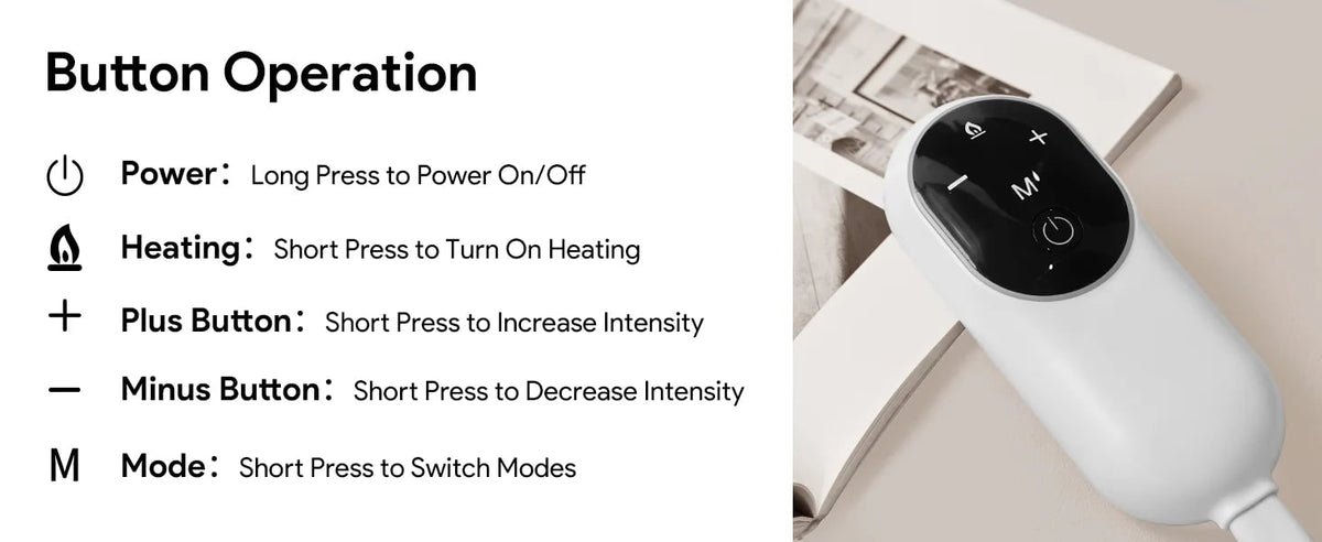 Electric Head and Scalp Massager Eye Compress and Air Pressure Heated Therapy And Stone Massage