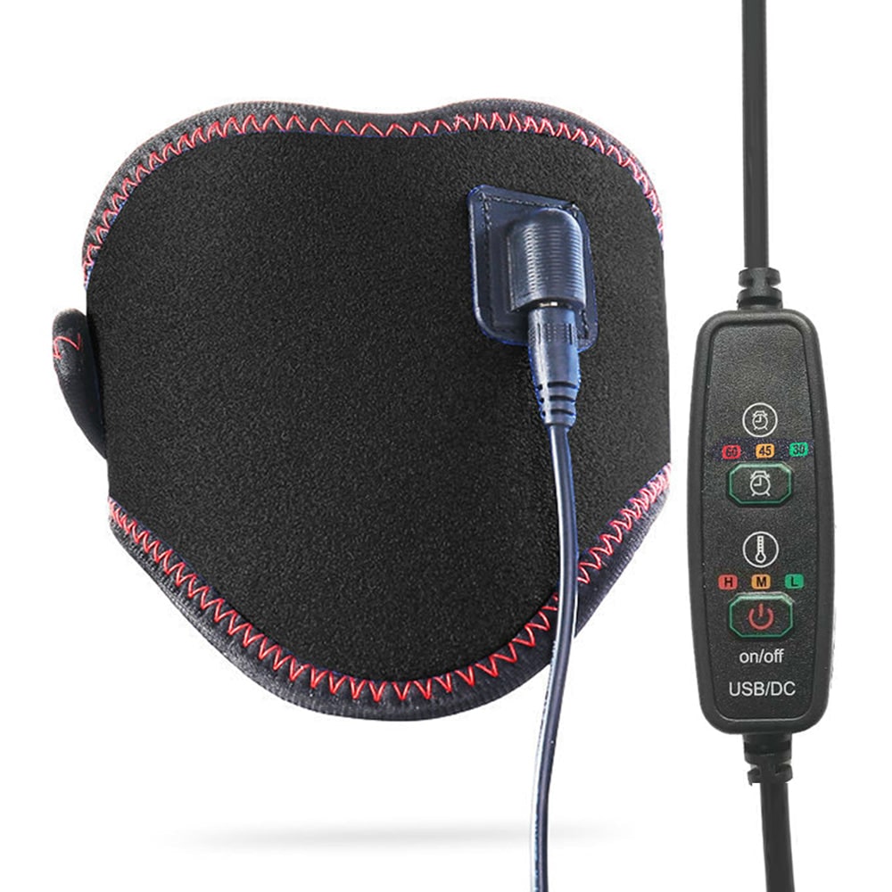 Electric Heated Neck Wrap and Heating Pad with USB Controller and Heat Settings Pillow