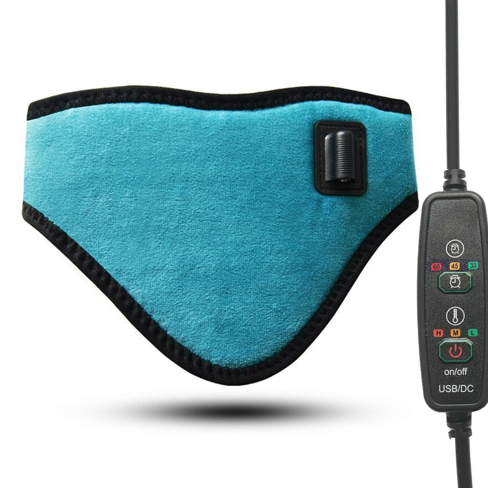 Electric Heated Neck Wrap and Heating Pad with USB Controller and Heat Settings Pillow