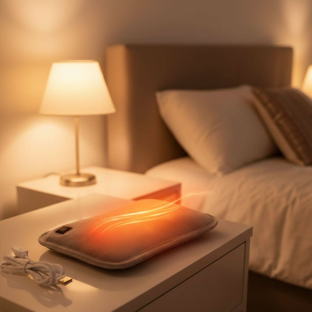 Electric Heating Pad with Portable USB Power and Adjustable Temperature Settings