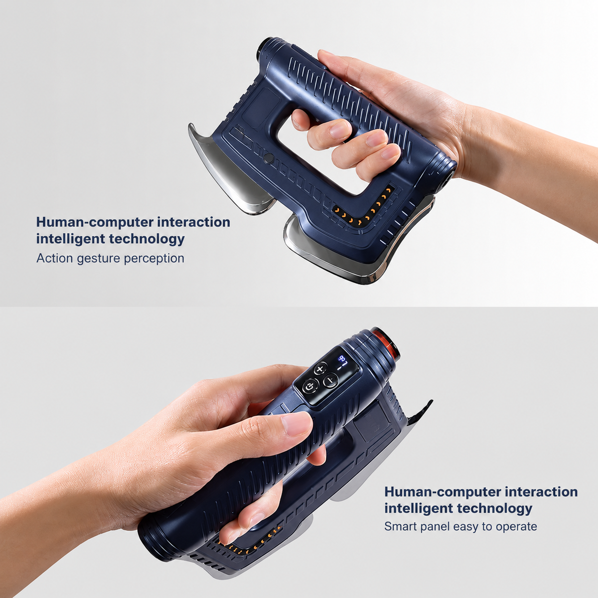 Electric Muscle Scraper and Myofascial Release Tool with Heated Massage Therapy and Five Scraping