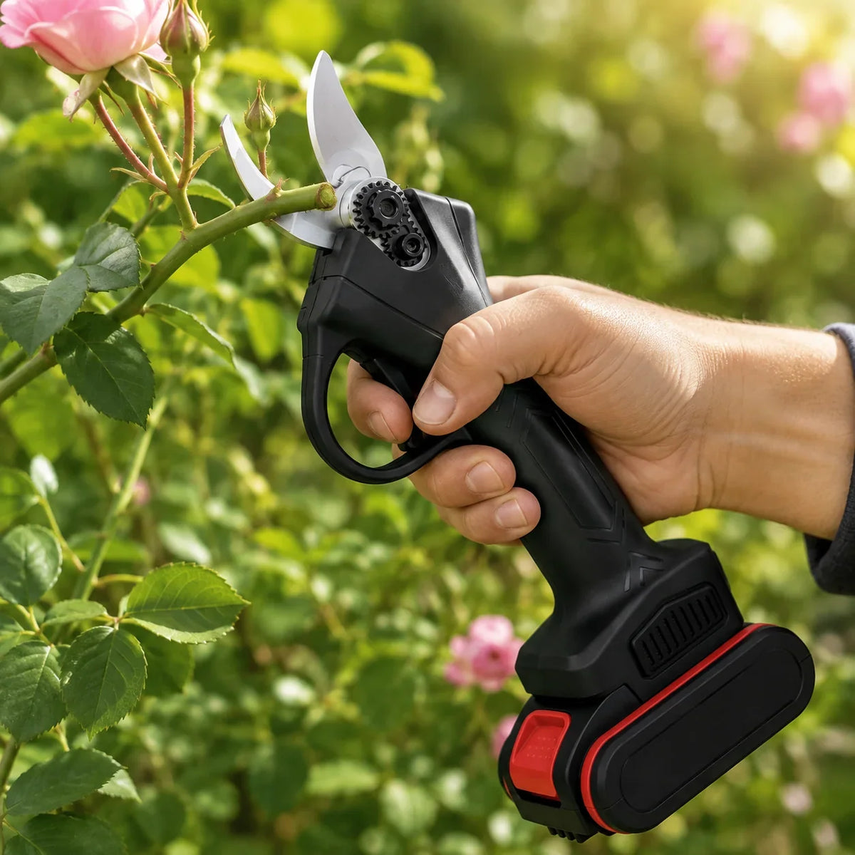 Electric Pruning Shears | Lightweight Cordless Self-Sharpening SK5 Blade