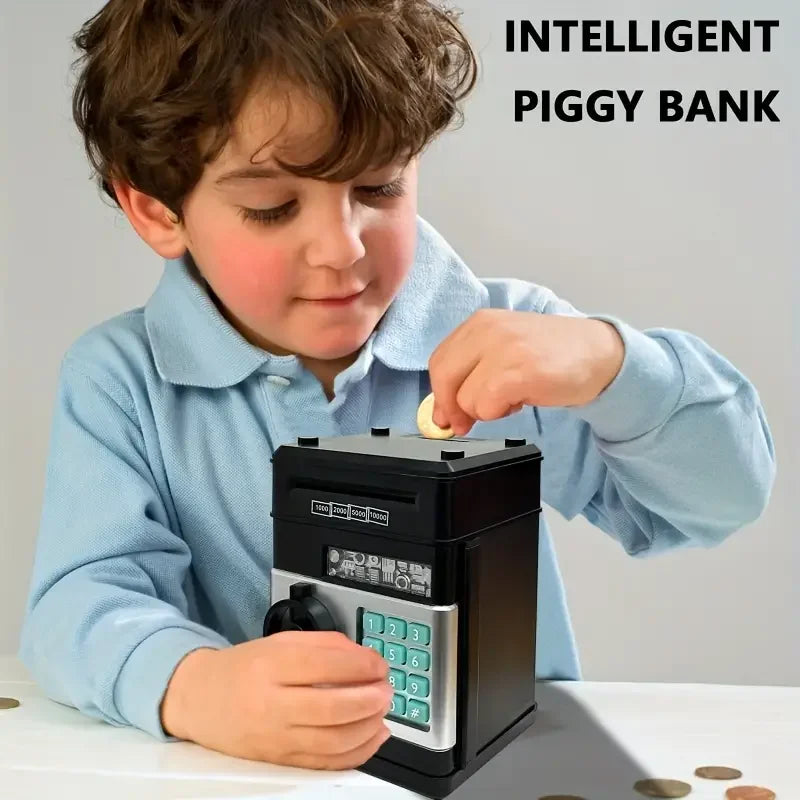 Electronic Piggy Bank | Automatic Bill Intake & Password Lock