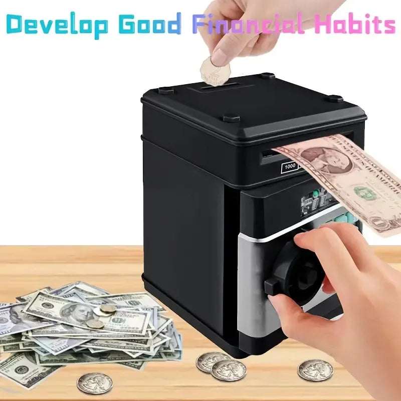 Electronic Piggy Bank | Automatic Bill Intake & Password Lock
