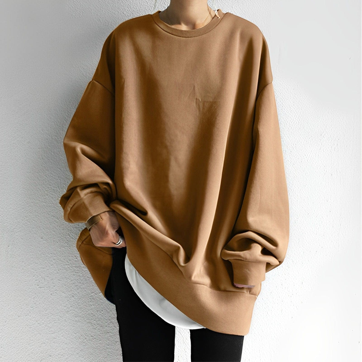 Women’s Oversized Crew Neck Sweatshirt