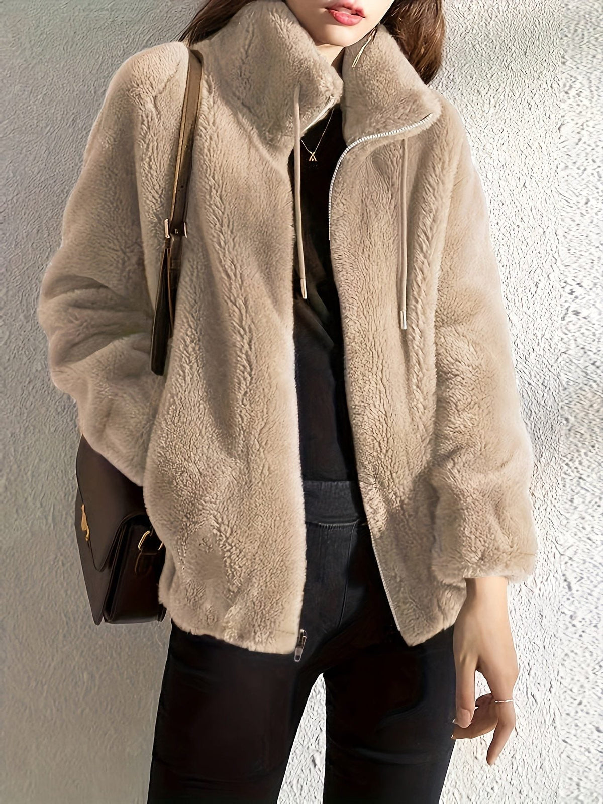Ellen | Fleece Zip-Up Jacket for Women