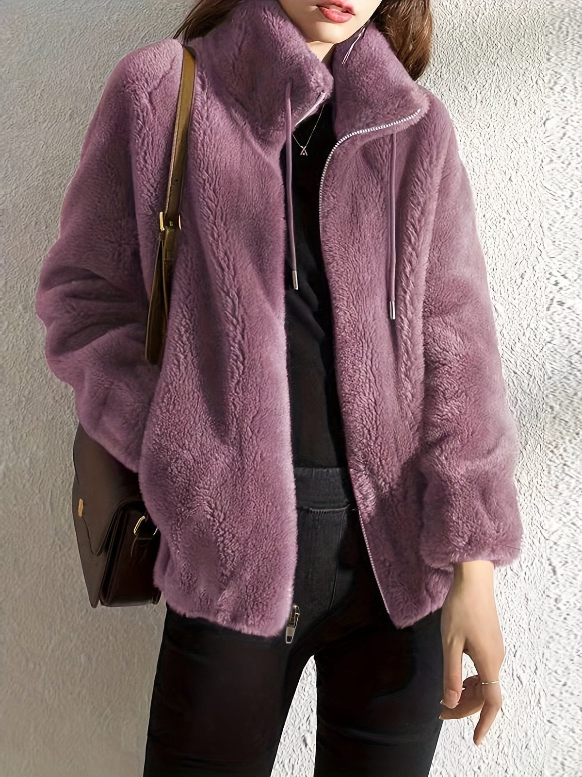Ellen | Fleece Zip-Up Jacket for Women