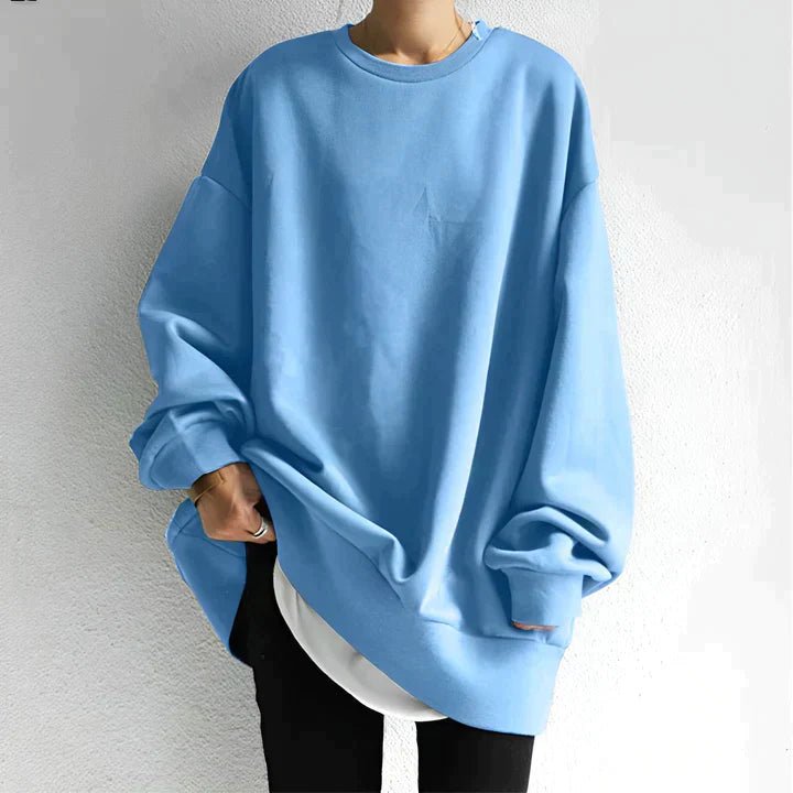 Mabelle-Pearl Oversized Crewneck Sweatshirt