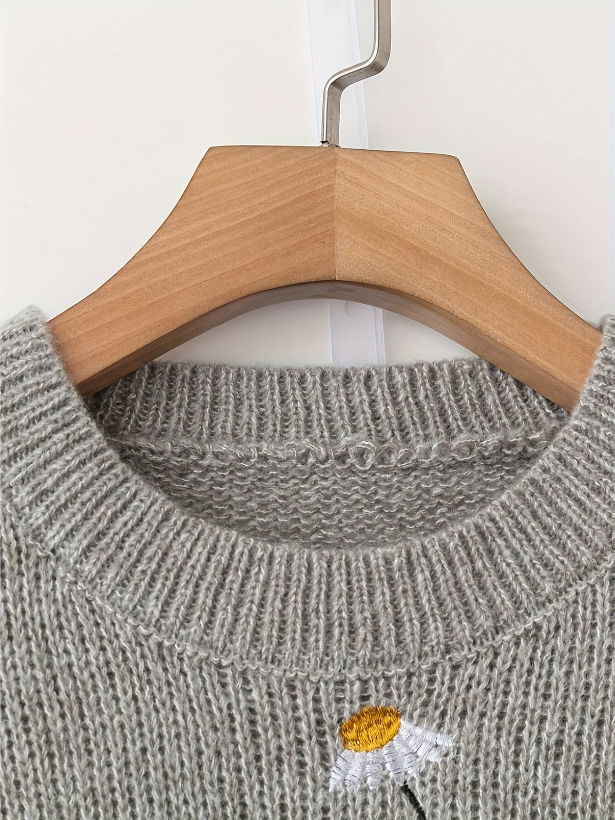 Oona Daisy Embroidered Sweater