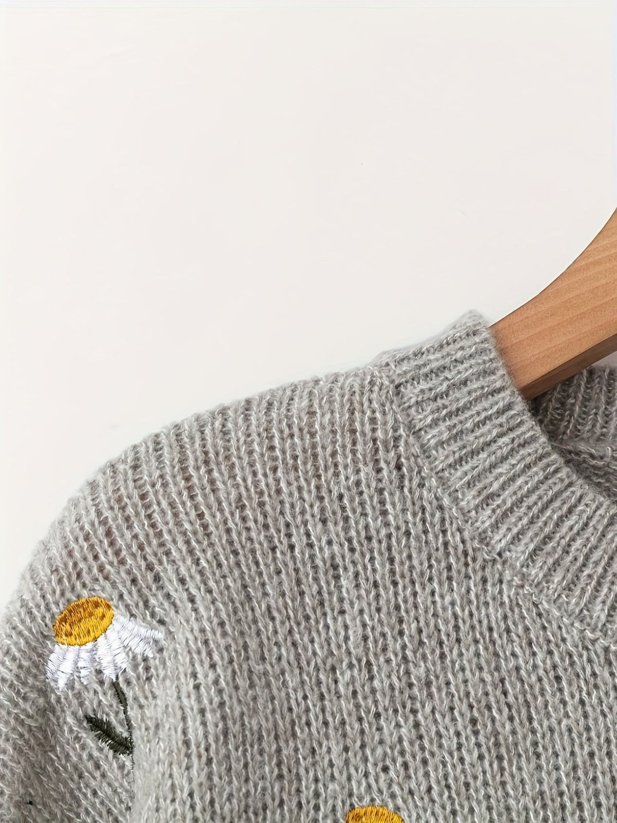 Oona Daisy Embroidered Sweater