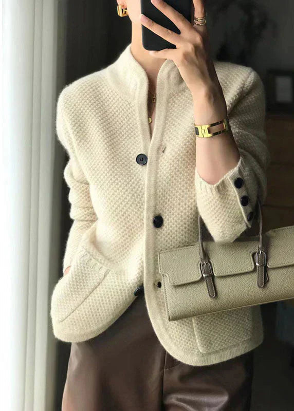 Sunniva Open Knit Button Cardigan