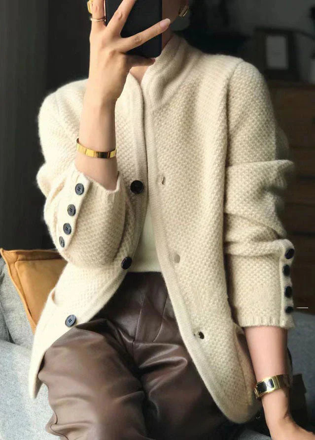 Sunniva Open Knit Button Cardigan