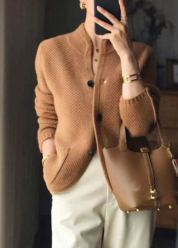 Sunniva Open Knit Button Cardigan
