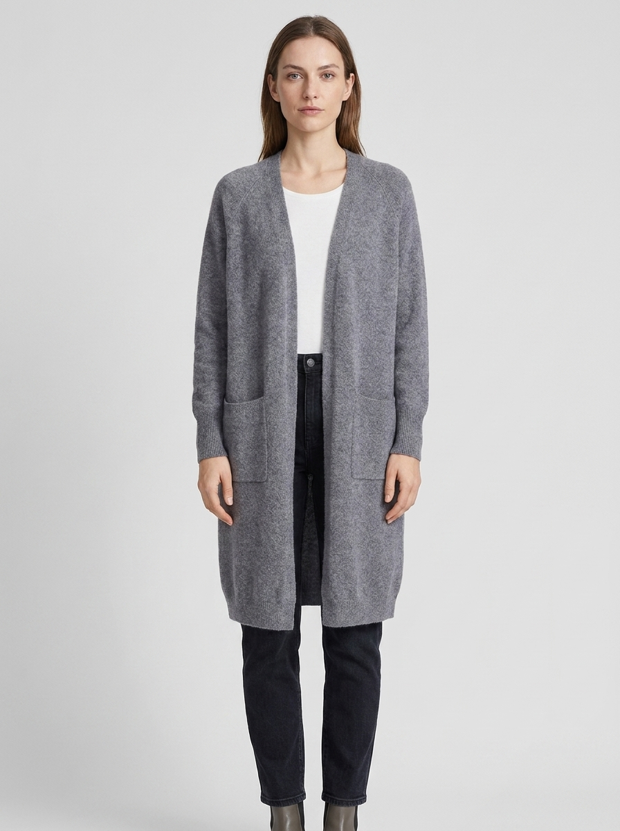 Greta-Joy Longline Pocket Cardigan