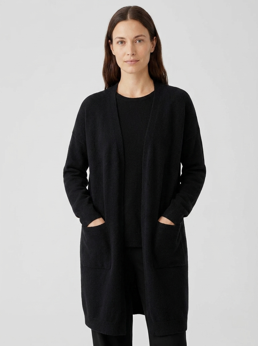 Greta-Joy Longline Pocket Cardigan