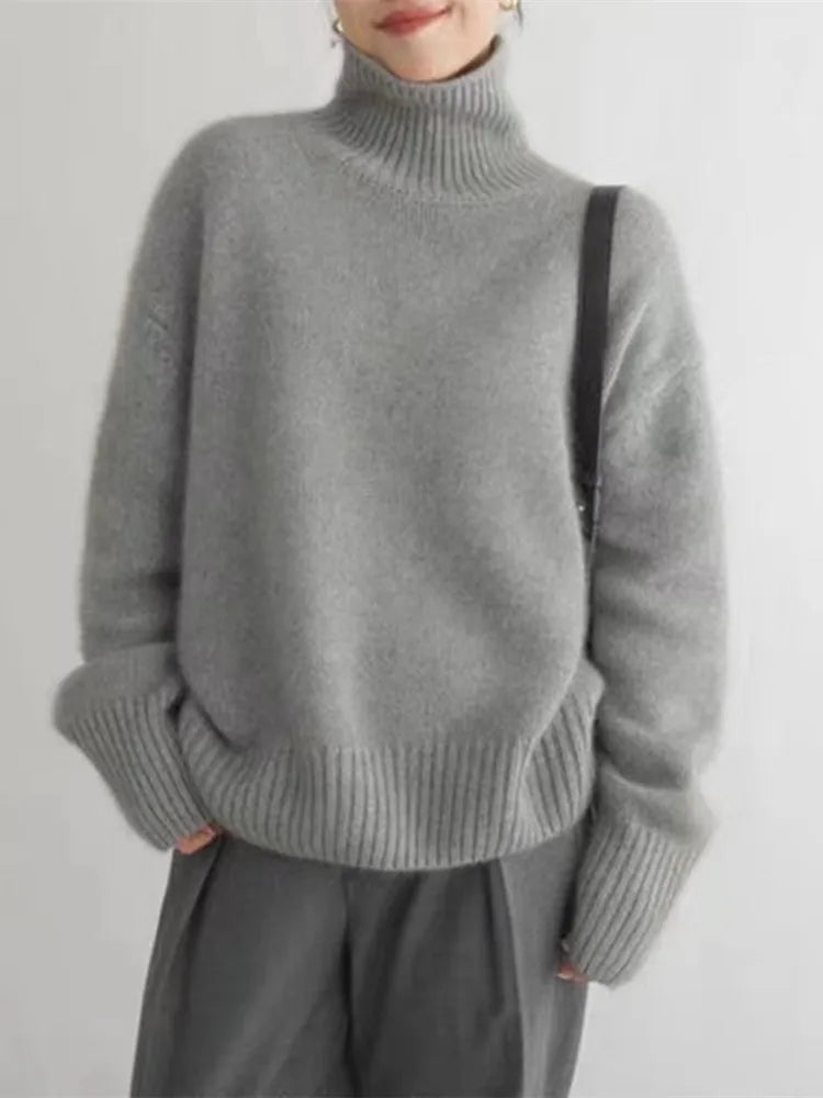 Nell-Dawn Oversized Turtleneck Sweater