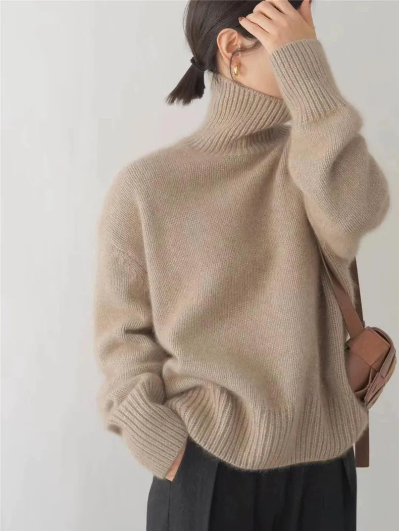 Nell-Dawn Oversized Turtleneck Sweater