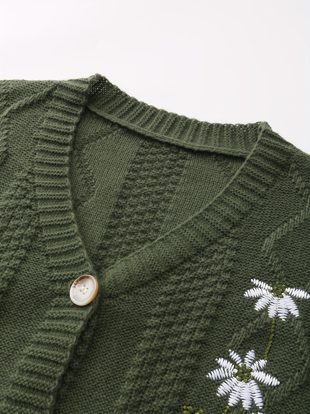 Edie-Grace Floral Embroidered Cardigan